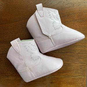 Trimfoot Co. pink baby girl cowboy boots